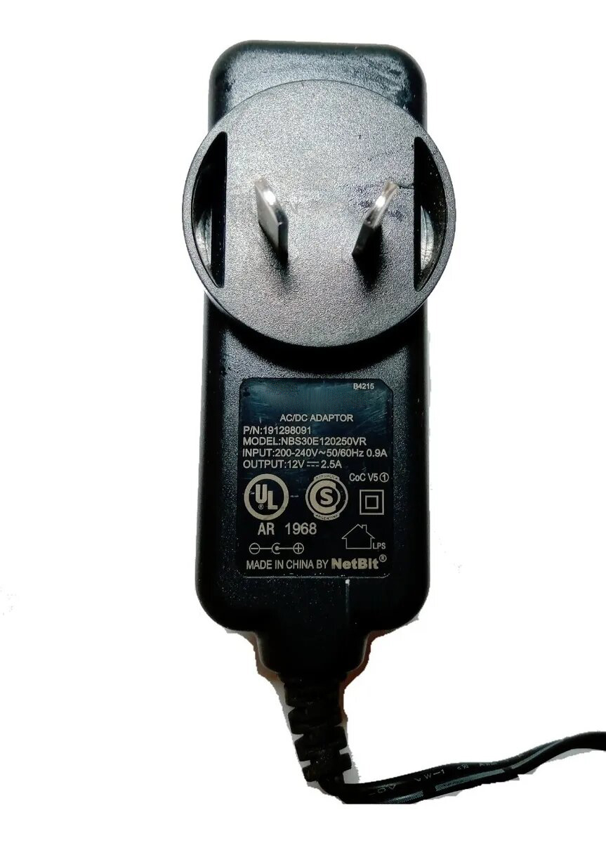 Fuente Transformador 12V 2.5A 220V LED Cámara Módem Router