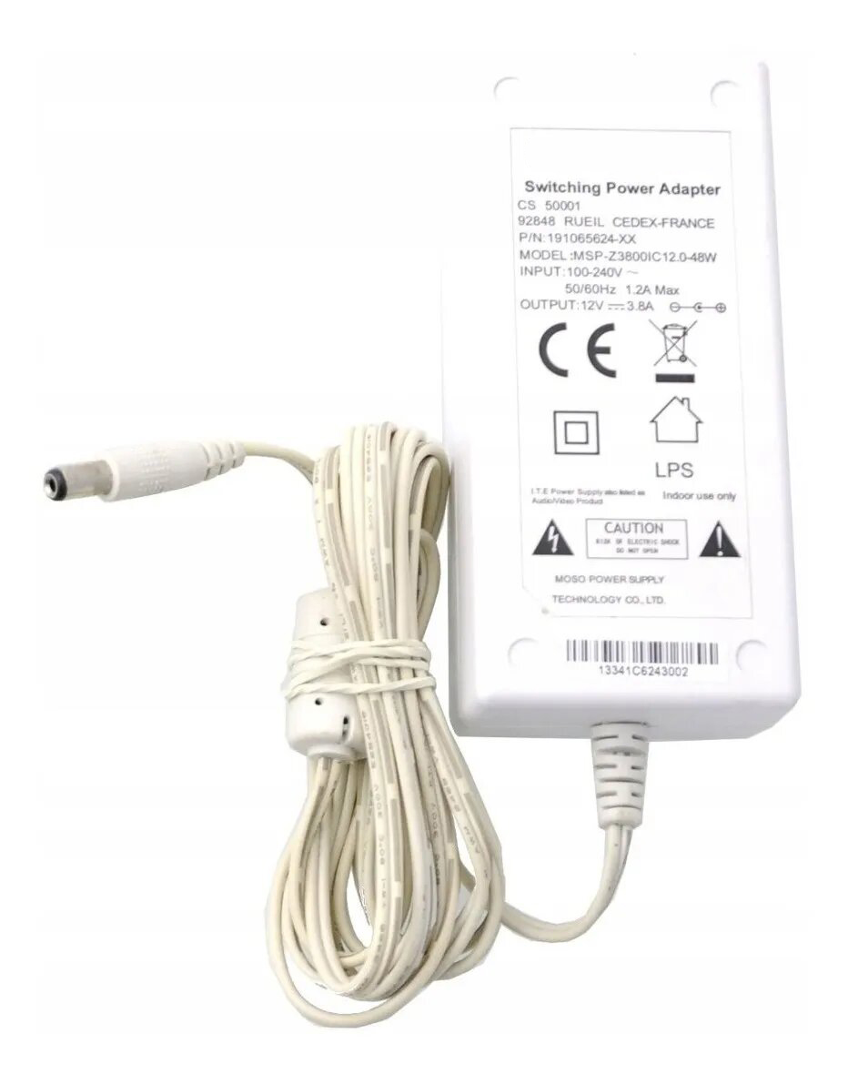 Fuente Switching 12 V 3.8 A 45 W Cámara Seguridad CCTV Tira LED