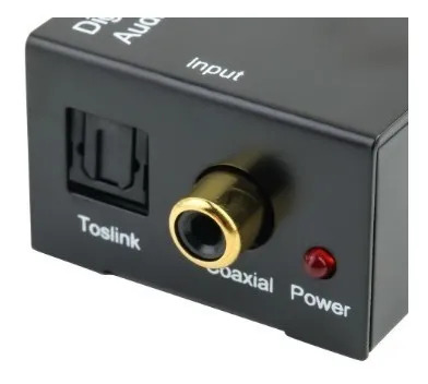 Conversor Audio Digital a RCA + Cable Óptico Digital 1 Mts