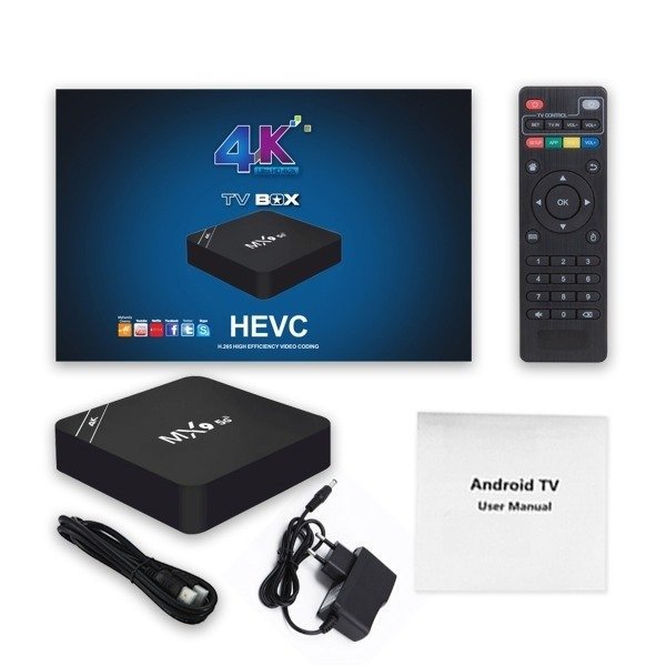 TV Box Convertidor Smart TV 4K 4GB RAM 32GB + 512GB Android 13