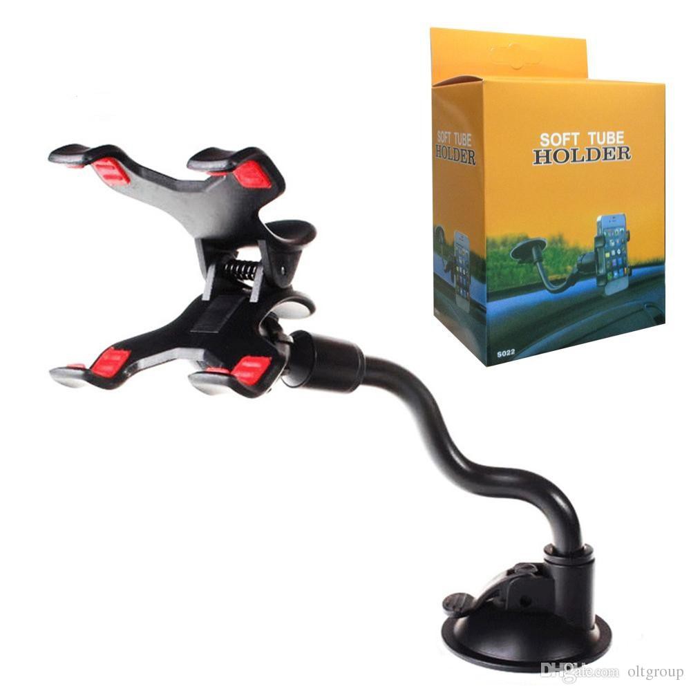 Soporte Holder Brazo Flexible Ventosa Ideal Auto Celular GPS