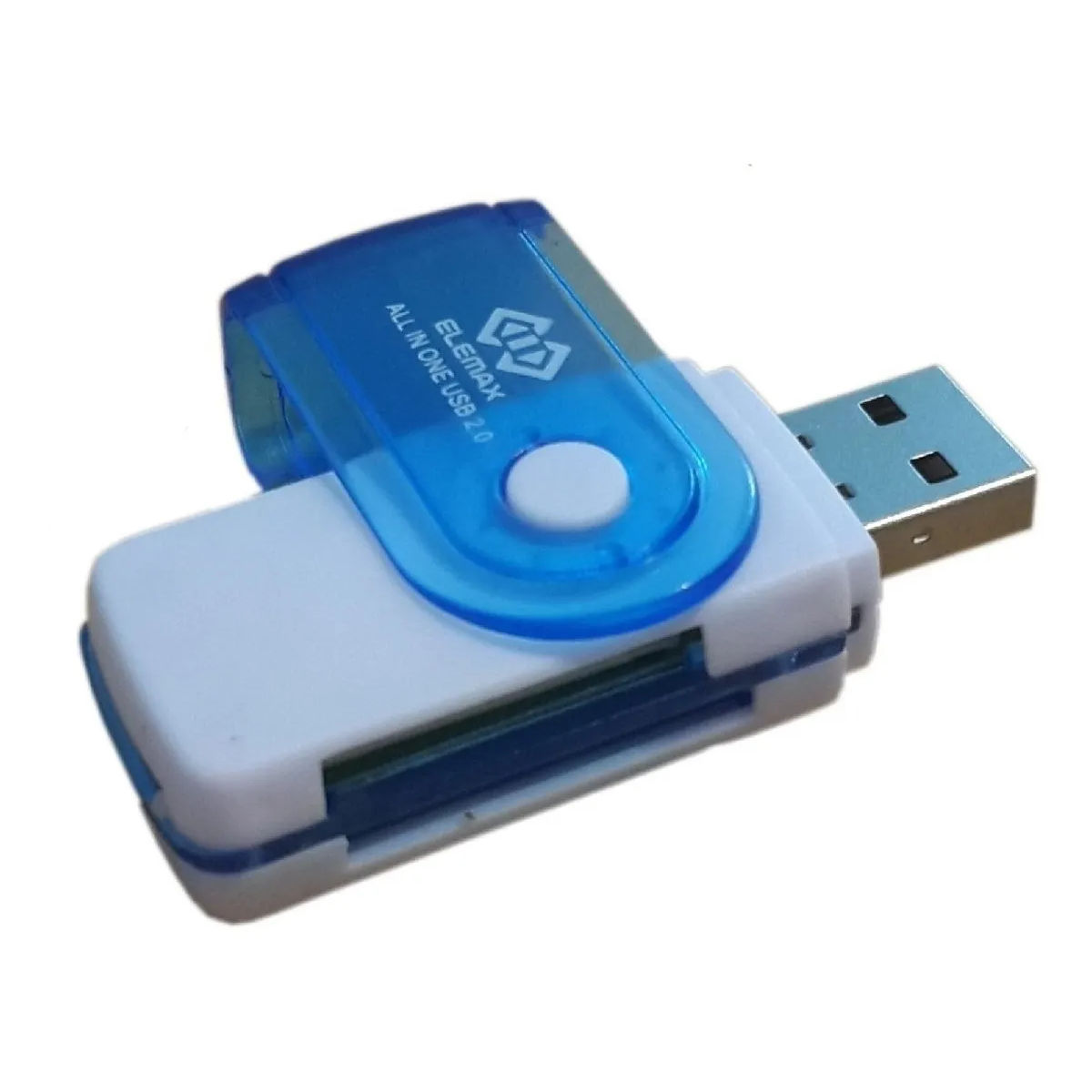 Lector de memorias USB 4 en 1 tipo pendrive SD micro SD