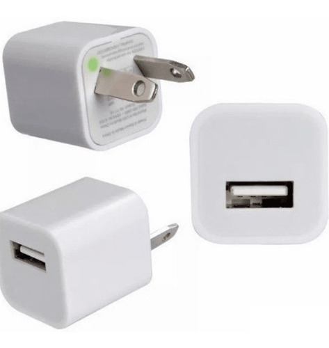 Cargador Fuente De Pared 1 Puerto USB 5V 1.2A