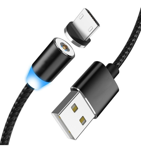 Cable Magnético Imán Cargador Tipo C Mallado