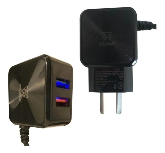 Cargador Celular Carga Rápida 3.1A Micro USB + 2 USB