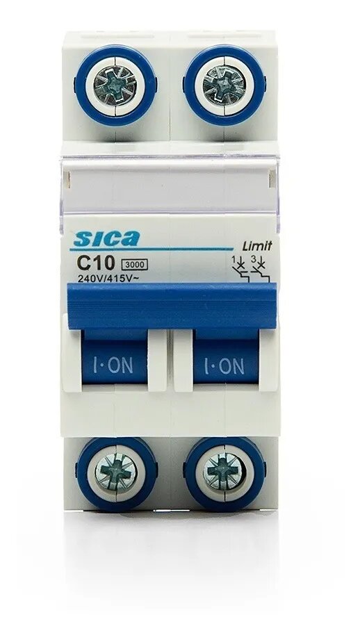 Llave Térmica 10 Amp Termomagnética Bipolar Sica 2x10