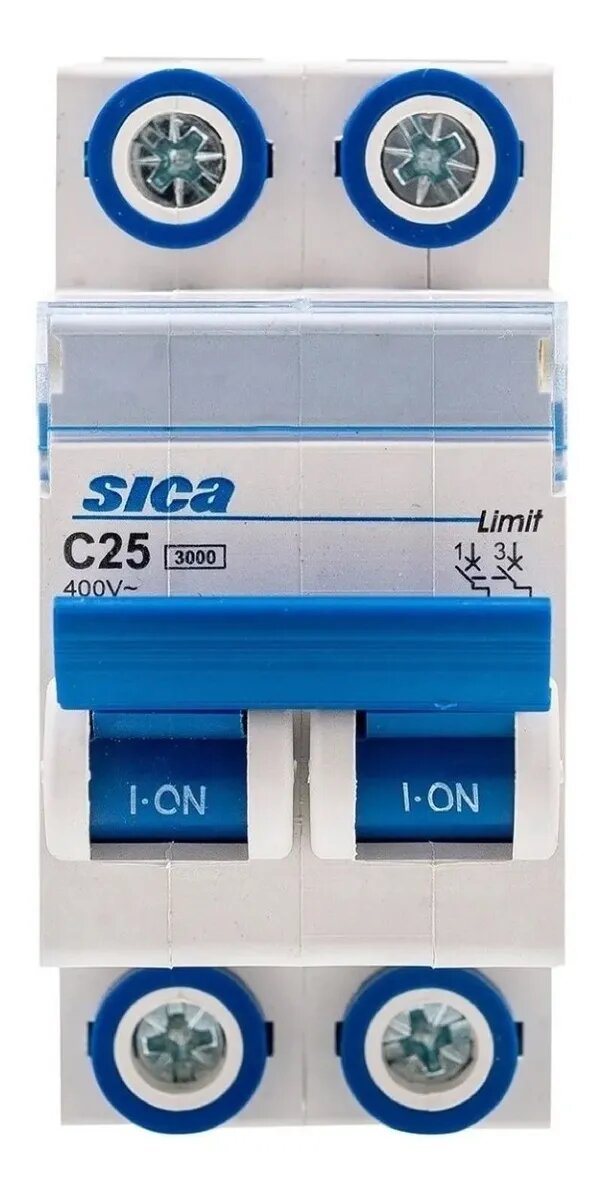 Llave Térmica 25 Amp Termomagnética Bipolar Sica 2x25