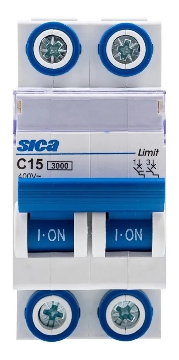 Llave Térmica 15 Amp Termomagnética Bipolar Sica 2x15