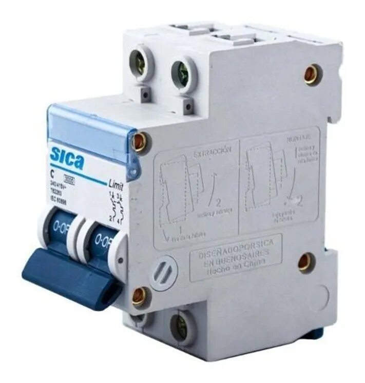 Llave Térmica 25 Amp Termomagnética Bipolar Sica 2x25