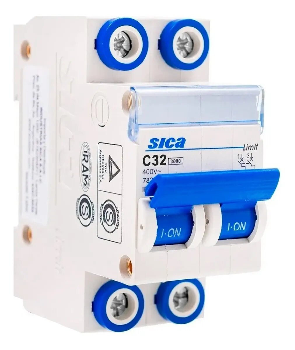 Llave Térmica 32 Amp Termomagnética Bipolar Sica 2x32