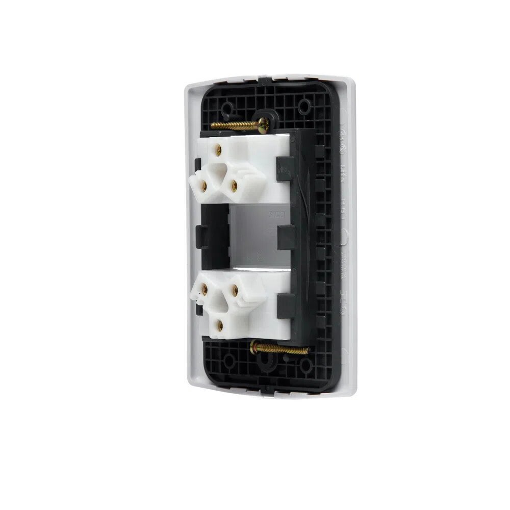 Llave De Luz Módulo Armado Toma Doble Sica Life