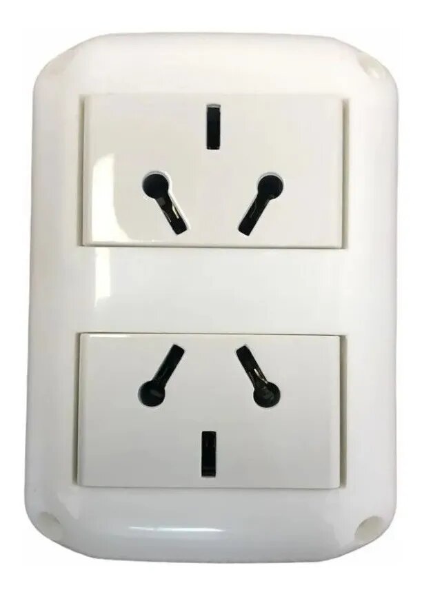 Llave Exterior Toma Doble Binorma Enchufe Exultt