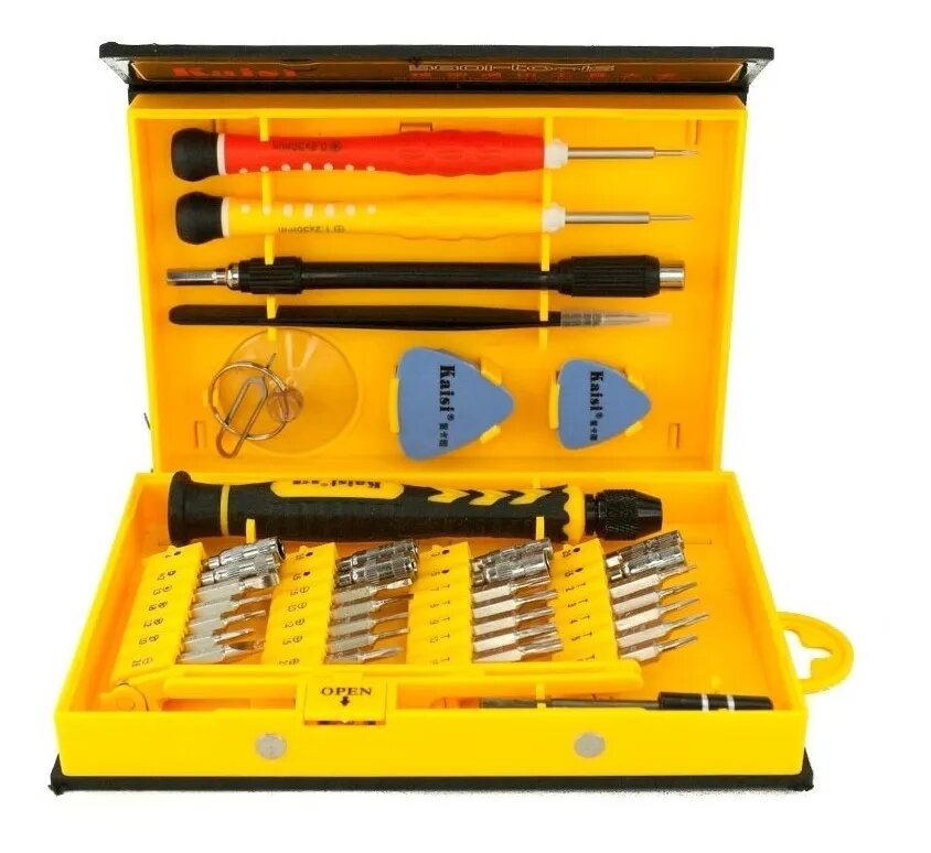 Kit Reparación Profesional Destornilladores Celulares 38 Piezas