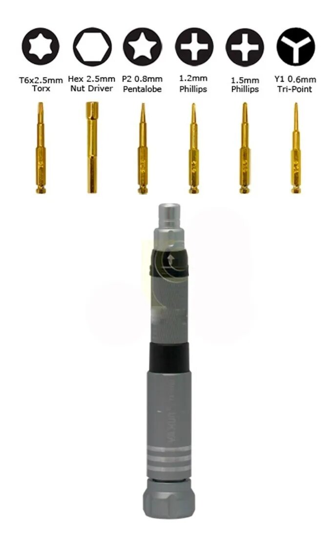 Kit Destornillador Reparación Celular 6 En 1 Yaxun