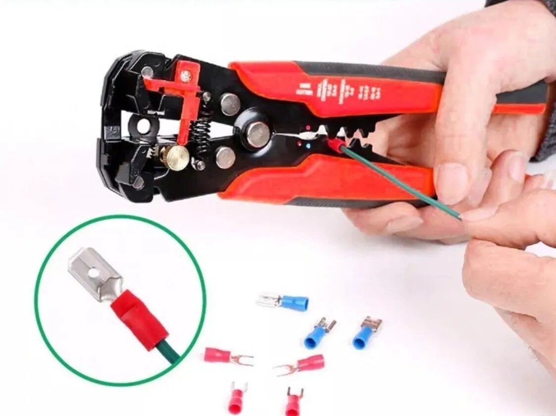 Pinza Pelacables Profesional Automático 0.5 A 6mm Hy-371