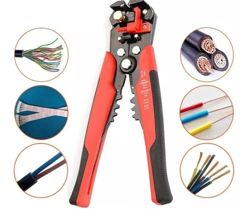 Pinza Pelacables Profesional Automático 0.5 A 6mm Hy-371