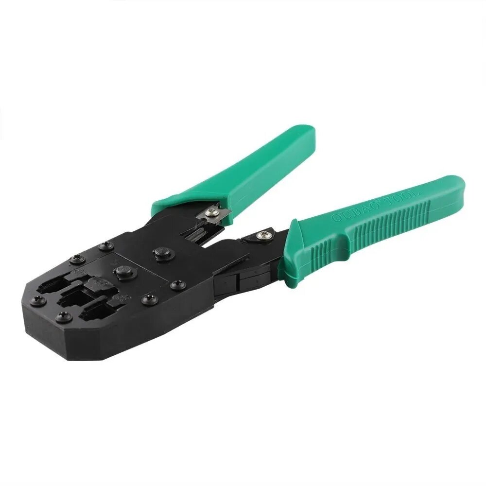Pinza Crimpeadora Cuádruple RJ45 12 11 9 UTP Red Tel HY-200