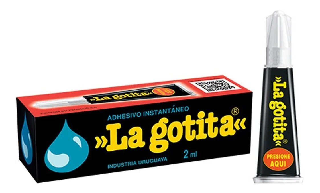 Adhesivo Instantáneo La Gotita 2ml Transparente Universal
