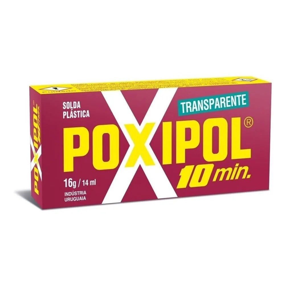 Adhesivo Epoxi 10 min Transparente Soldadura Plástica