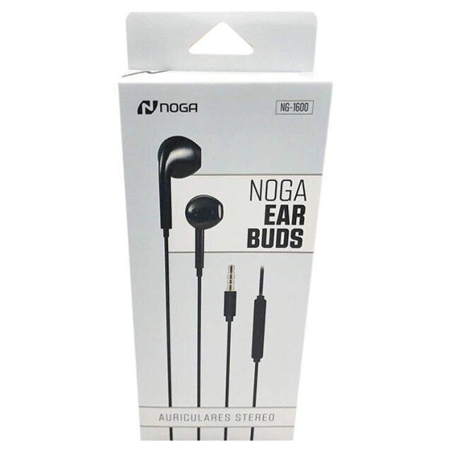 Auricular Noga In Ear Manos Libres con Micrófono NG1600 Negros
