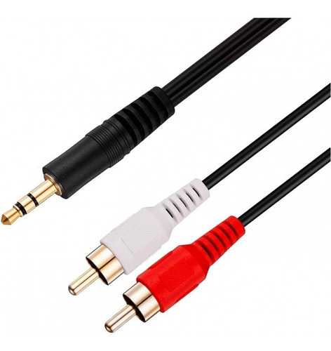 Cable de Audio Miniplug 3.5mm a RCA 1,5 Metros Auxiliar
