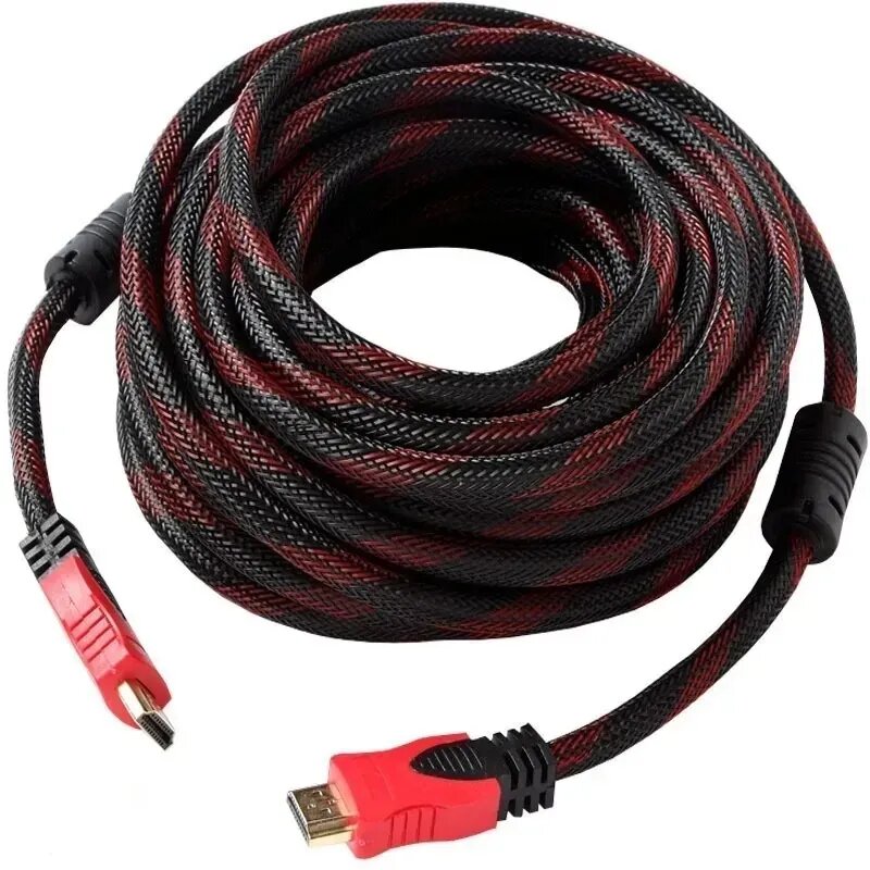 Cable HDMI Mallado 10 mts 1080p Reforzado TV Smart Gamer PS4 PC PS3