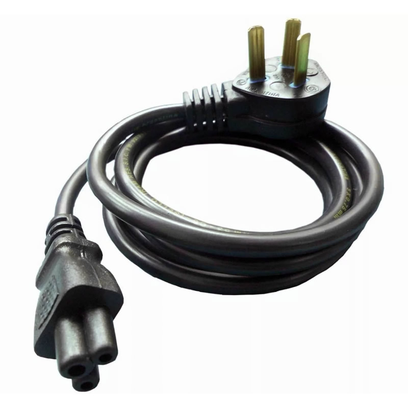 Cable Interlock Trébol Para Fuente Notebook Pc Cargador