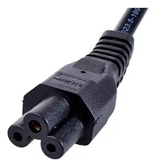 Cable Interlock Trébol Para Fuente Notebook Pc Cargador