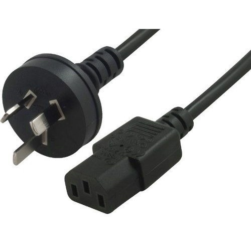 Cable Power 220V Interlock 3 Patas 1,5 mts Para Fuente Monitor PC