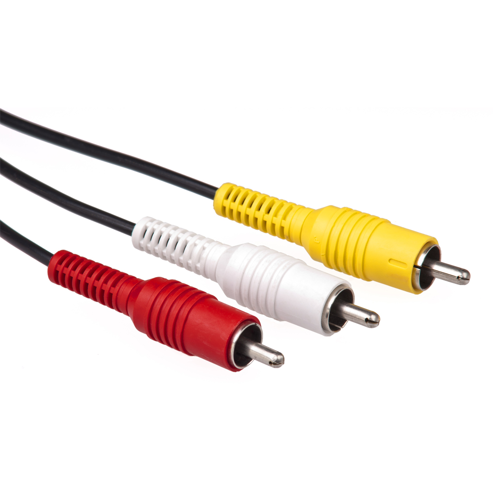 Cable RCA 3 RCA A 3 RCA Macho 1,5 Metros Audio y Video