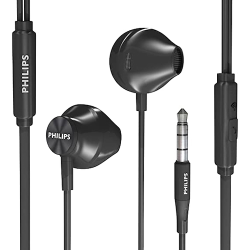 Auricular Con Micrófono Philips Taue101 Earbuds In-ear Negros