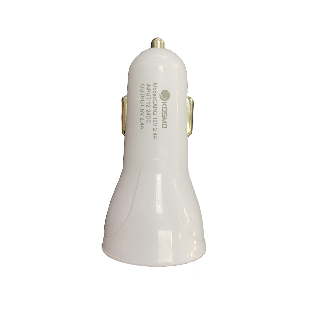 Cargador para Auto Kosmo 2 Usb 2.4a