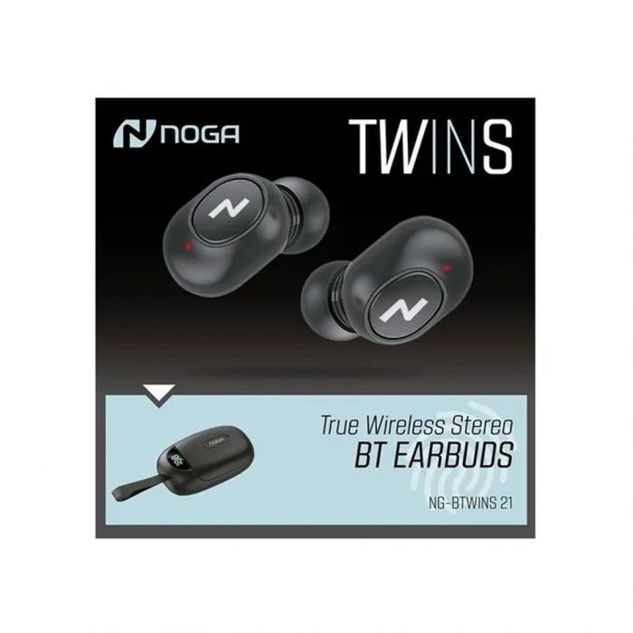 Auriculares Inalámbricos Bluetooth Noga Twins 21 Negros