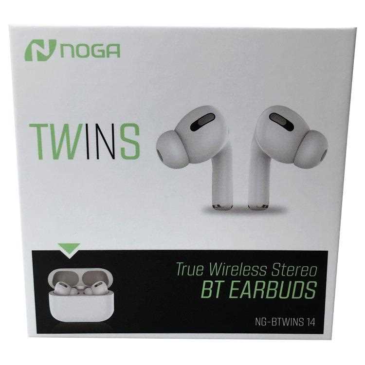 Auriculares Inalámbricos Bluetooth Noga Twins 14 Blancos