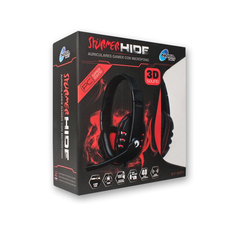 Auricular Gamer Headset Con Micrófono PC Noga Stormer Hide ST-8311.