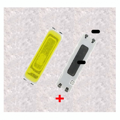 LED SMD 7020 3V Jufei Ánodo Fino Backlight TV.