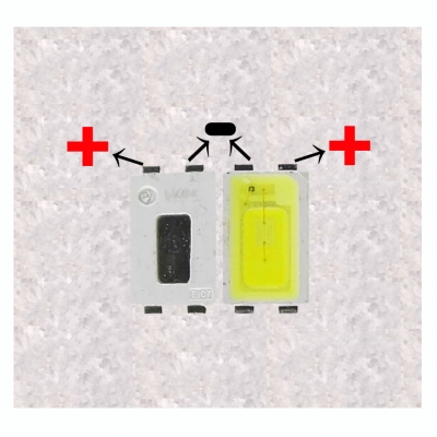 Led SMD 5630 3V 0.5W (Anclaje Nº7) Backlight TV