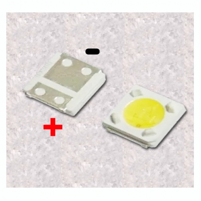 LED SMD 3535 3V 1W 4 Picos Samsung UN39FH5005 Backlight TV