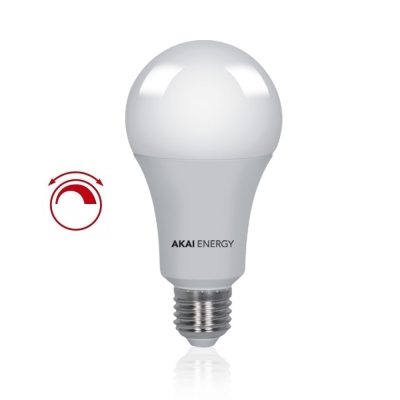 Lámpara Led Bulbo E27 10w Akai 220v Dimmerizable Blanco Frío