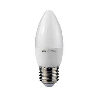 Lámpara Led Vela E27 5w Akai 220v Blanco Cálido