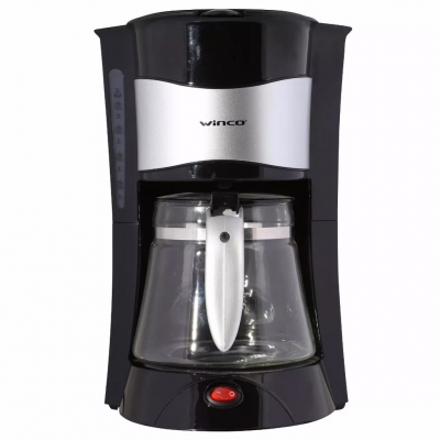 Cafetera Eléctrica De Filtro Permanente Jarra De Vidrio Winco W1913