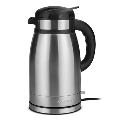 Jarra Pava Eléctrica Termo Ideal Mate Acero 1,5 L Winco W-76