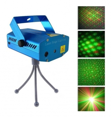 Láser Lluvia Multipunto Led Rojo Verde Audiorítmico Dj