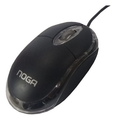 Mouse Óptico USB Noga 611U PC Notebook 3 Botones Compacto
