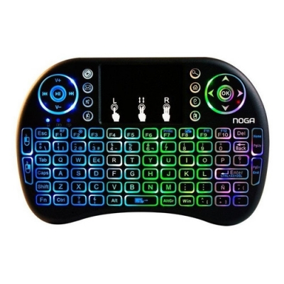 Mini Teclado Inalámbrico Mouse Smart TV PS3 PC Noga NKB-K2R