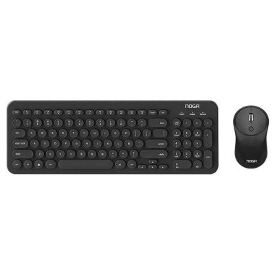 Kit Teclado Y Mouse Inalámbrico Combo Noga S5600 Pc Tv Usb