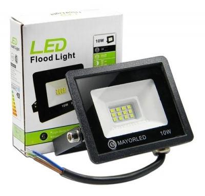 Reflector LED 10W 220V IP65 Blanco Frío Alta Potencia.