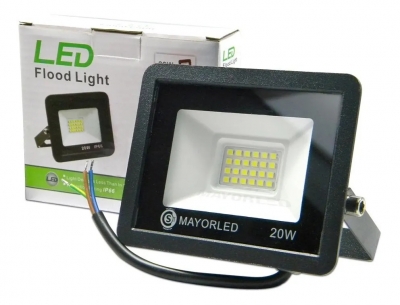 Reflector LED 20W 220V IP65 Blanco Frío Alta Potencia