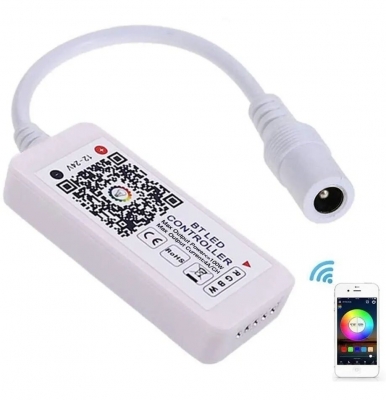 Controladora RGBW App para Tira de Leds Perfil Bluetooth