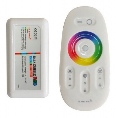Controladora Led Rgb Touch Táctil Radio Frecuencia Rf 18a